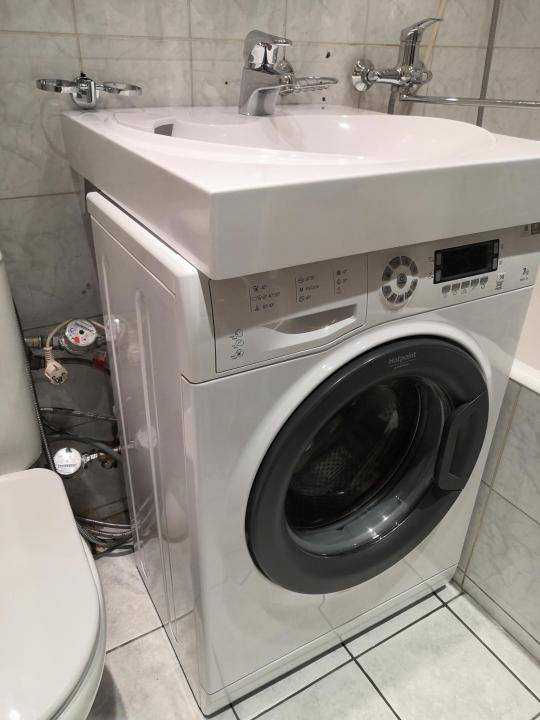 Установка раковины над стиральной машиной: инструкция, советы, правила + решение проблемы тесной ванной