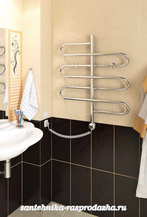 Обзор электрических полотенцесушителей с терморегулятором для ванной: описание моделей и отзывы