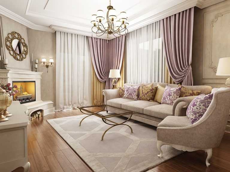 Дизайн гостиной в классическом стиле – беспроигрышный вариант оформления - уютный дом