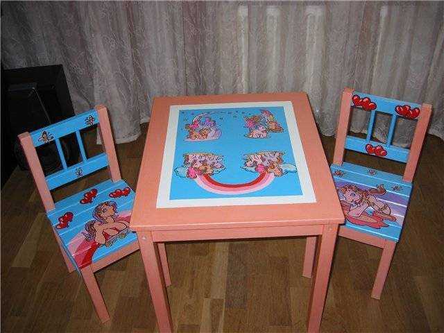Детский столик своими руками - 110 фото и инструкция по изготовлению