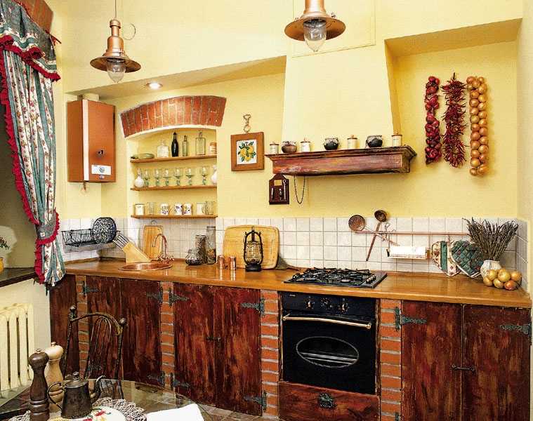 Кухня в русском стиле — фото и особенности народного стиля