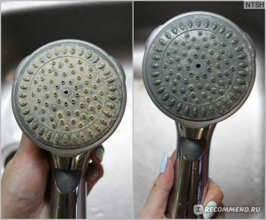 Известковый налёт на душевой лейке: как очистить душ и внутреннюю часть прибора