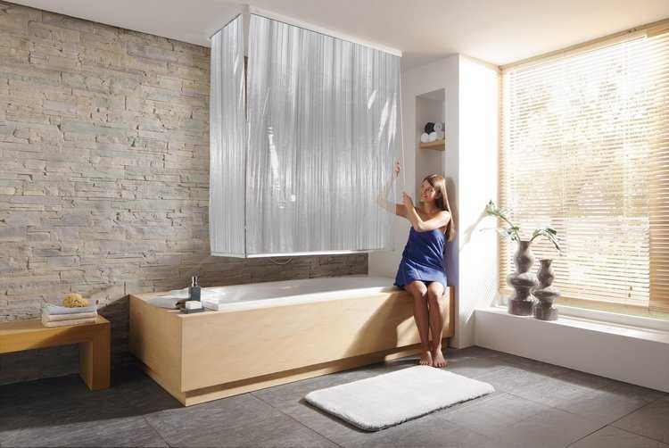 Стеклянные шторки для ванны - раздвижные, складные и угловые, цена, установка своими руками