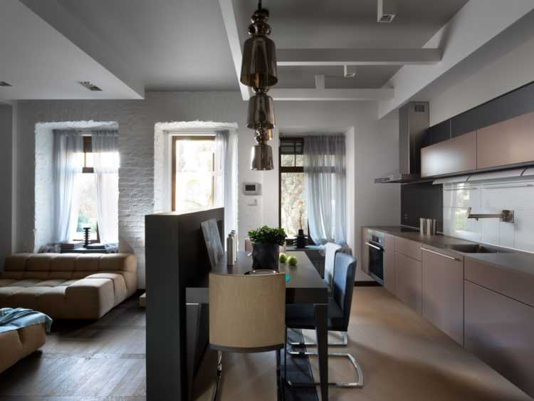 Идеи дизайна кухни-гостиной 30 кв: 25 стильных решений