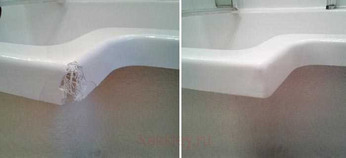 Как отремонтировать акриловую ванную в домашних условиях