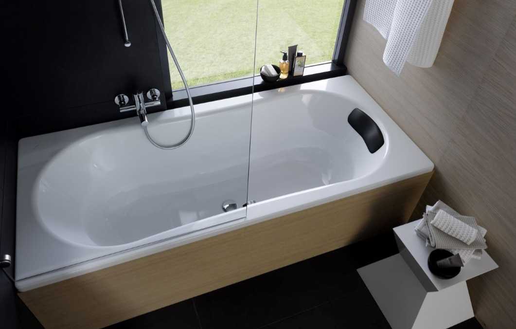 Встраиваемые ванны (66 фото): овальные и прямоугольные встроенные в подиум модели в интерьере