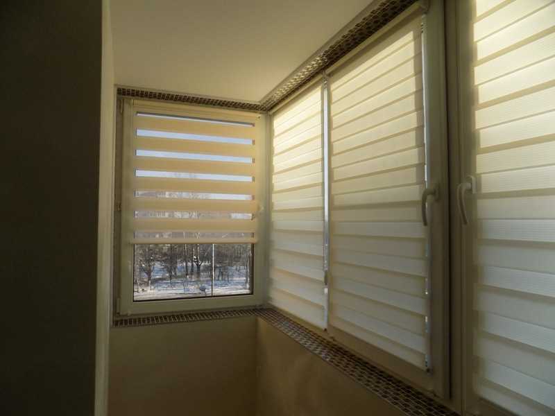 Рулонные шторы на балконную дверь (23 фото): жалюзи из пвх в дверной проем вместо двери