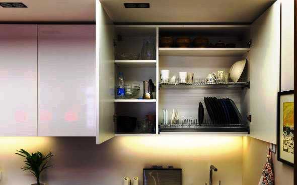 Высота верхних шкафов для кухни