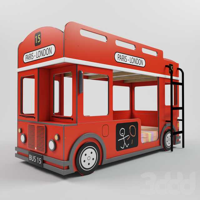Двухъярусная кровать-автобус: двухэтажная кровать london bus | информация о ремонте и строительстве