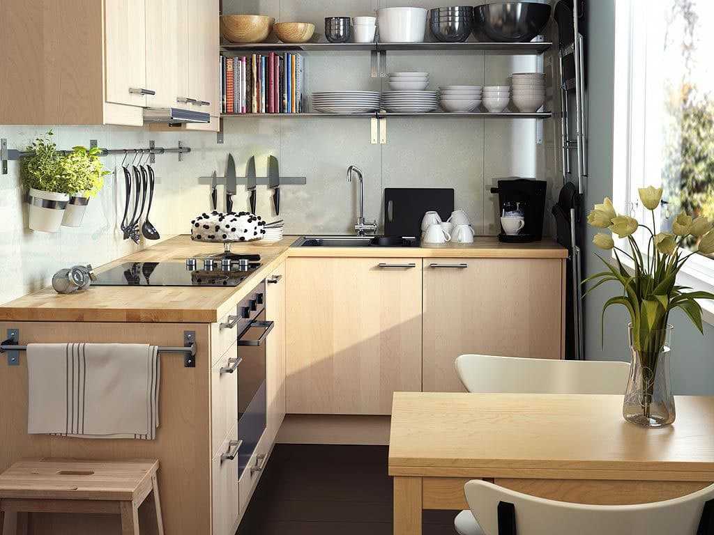 Кухонный гарнитур для маленькой кухни: как сделать правильный выбор (75 реальных фото)