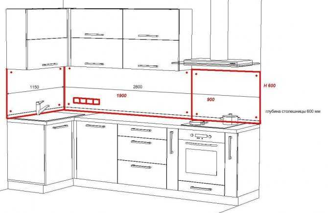 Расстояние от столешницы до навесных шкафов на кухне (14 фото): на какой высоте вешать кухонные шкафчики и полки от стола? какое стандартное расстояние?