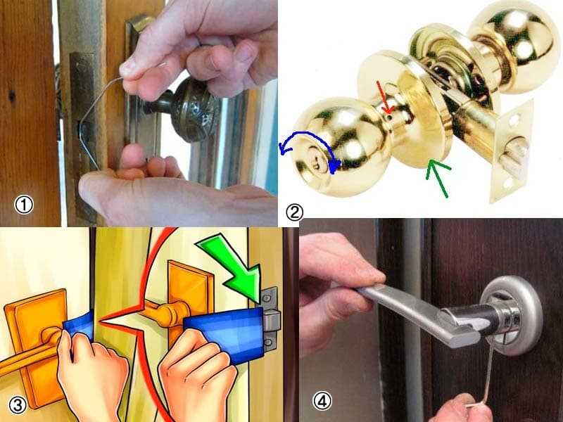 Как открыть замок без ключа входной двери: инструкция