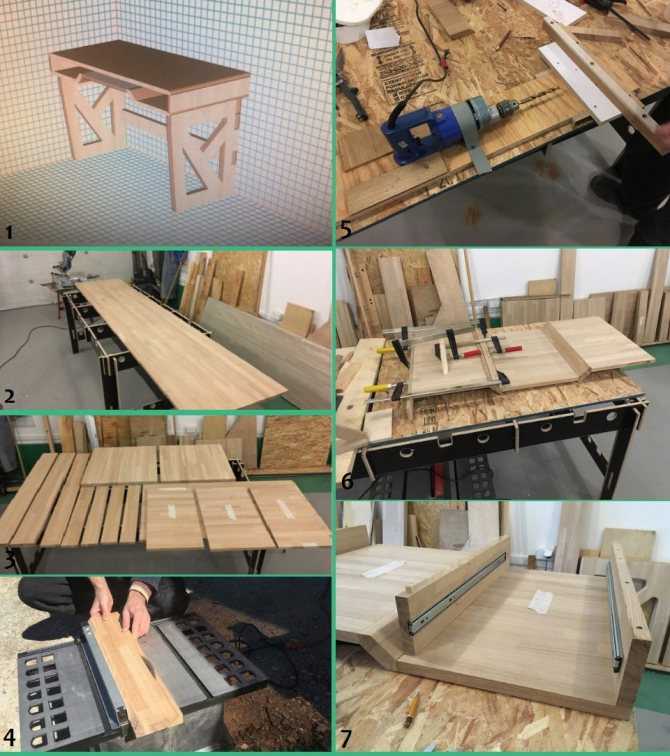 Создаем стол из дерева своими руками