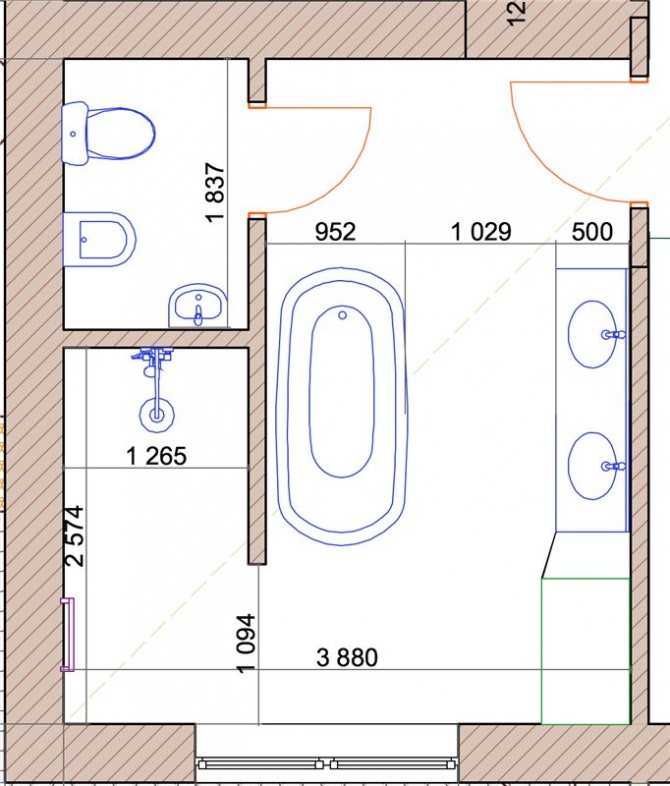Размеры ванной комнаты: какие бывают и как подобрать оптимальный?