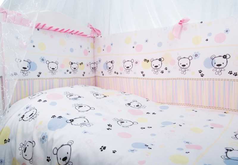 Какие ткани используются для создания детских постельных принадлежностей