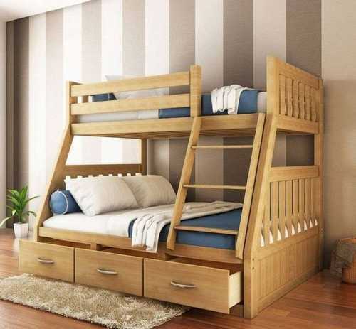 Детская кровать из дерева: деревянные модели для новорожденных и из лдсп, из массива сосны и другого натурального дерева