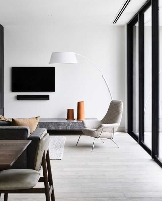 Кухня, оформленная в стиле минимализм – что это Что учитывать, выбирая дизайн для минималистичного оформления интерьера Как выбрать отделку для стен, потолка и пола Правильный подбор цветовых сочетаний и мебели.