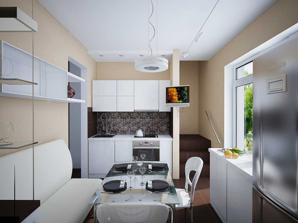 Дизайн кухни 6 кв метров, реальные фото
