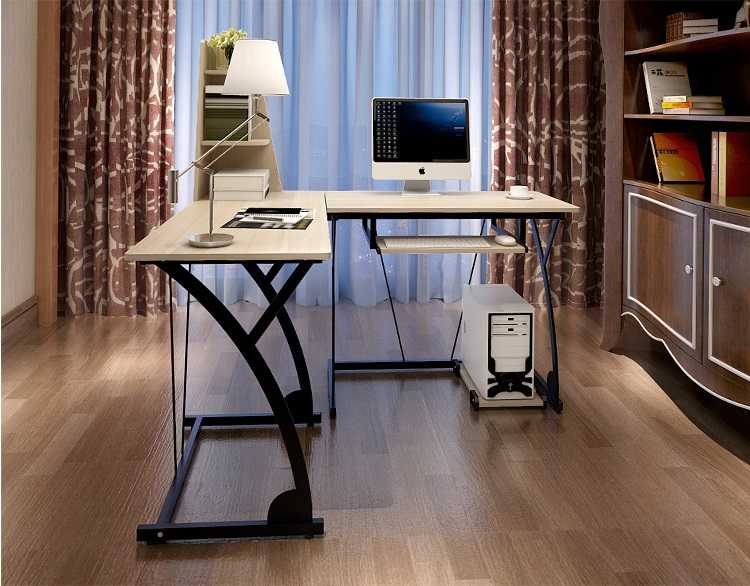 Стенки с компьютерным столом: угловая модель со шкафом и встроенным столом для компьютера в комнату