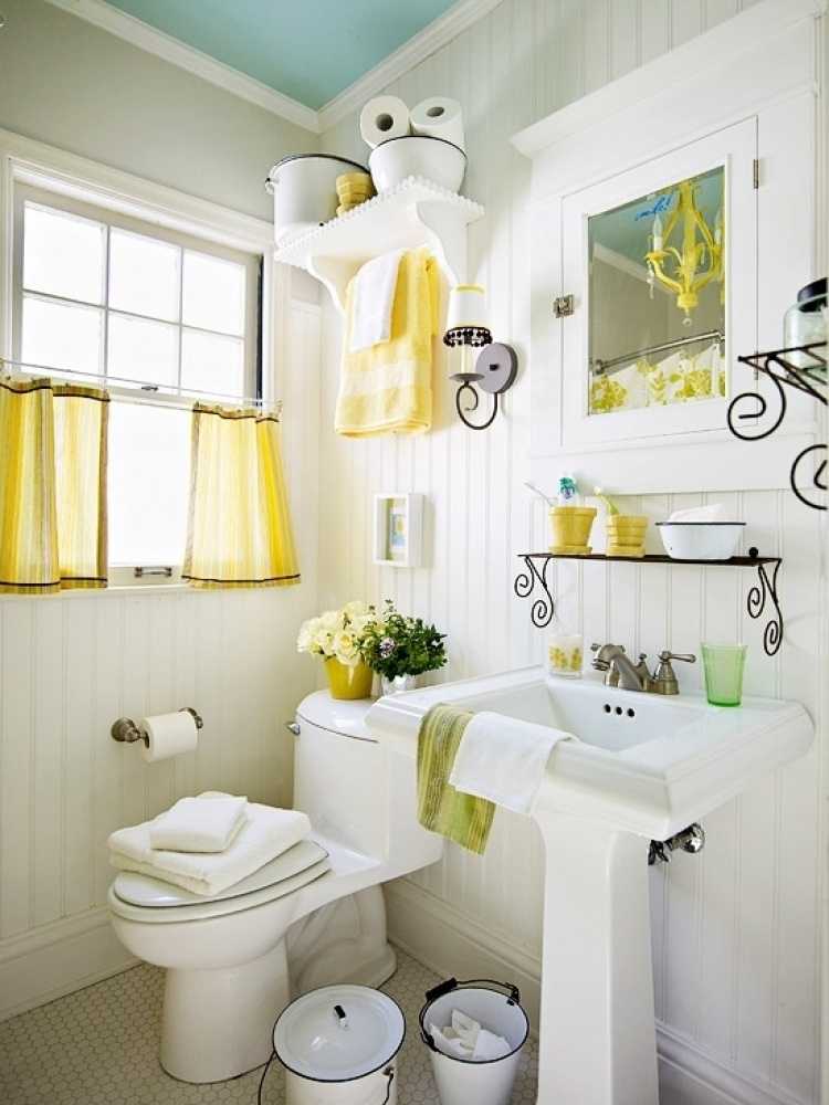 Классический стиль прованс для ванной комнаты: советы и фотографии