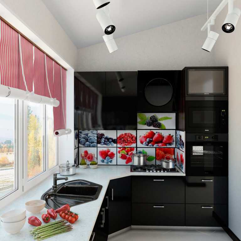Кухня совмещенная с балконом — 40 фото объединения пространства