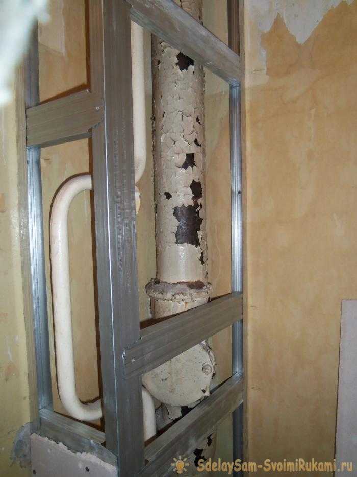 Как спрятать трубы в ванной? 88 фото чем можно закрыть, как сделать короб, как спрятать стояк в комнате и как скрыть канализационные, чтобы был доступ