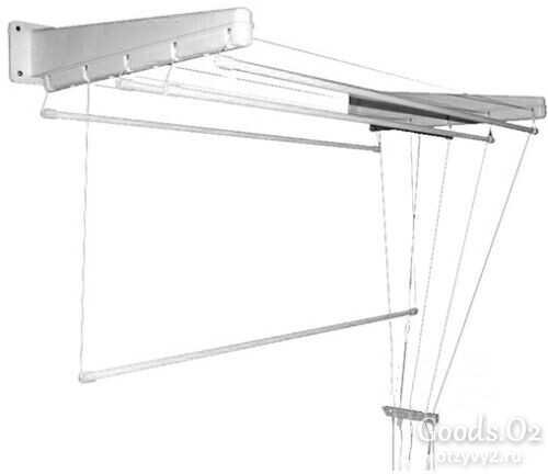 Настенная сушилка для белья на балкон (51 фото): выдвижная и складная бельевая балконная модель