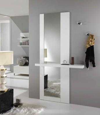 Зеркало с полкой в прихожей (48 фото): настенное зеркало с полочкой и подсветкой в прихожую комнату и коридор