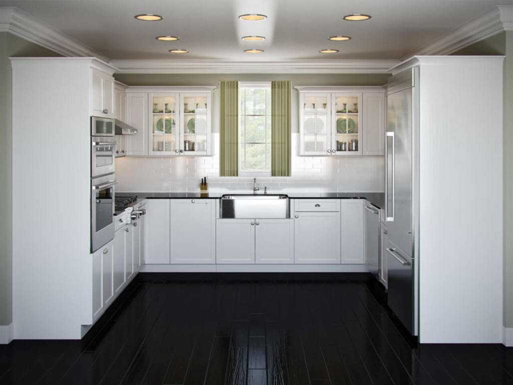 П-образные кухни с окном (37 фото): дизайн и проект кухни, выбираем кухонный гарнитур для кухни в форме буквы «п»
