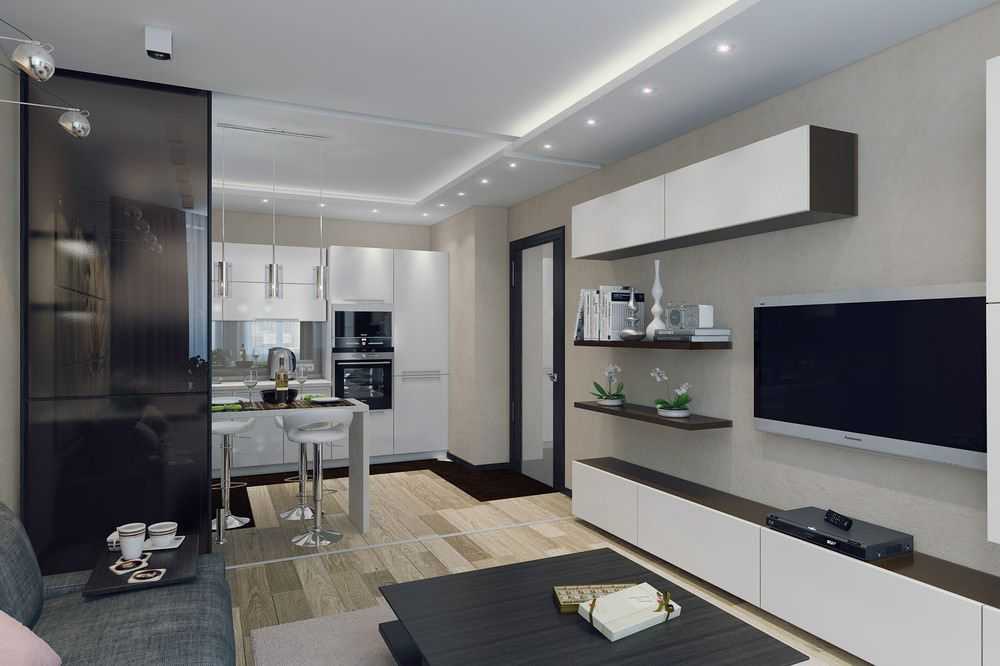 Лучшие варианты совмещения кухни и гостиной 18 кв. м: фото интерьера