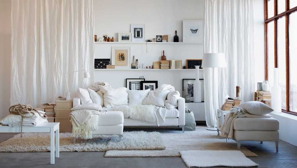 Как выбрать белую мебель для гостиной: 15 практических советов