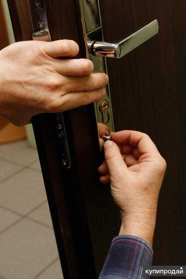 Установка замка на металлическую дверь: пошаговая инструкция