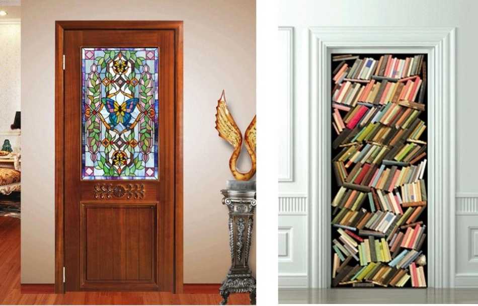 Как украсить дверь в комнате своими руками: оформление и декор
