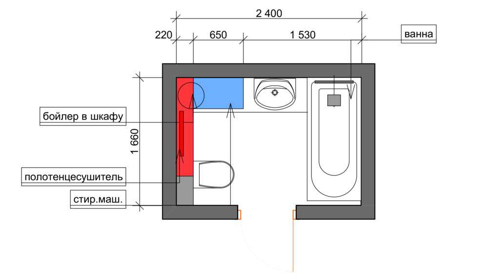 Маленькая ванна: планировка комнаты 3, 4, 6 кв.м., совмещение с санузлом и куда деть стиральную машинку в небольшом помещении