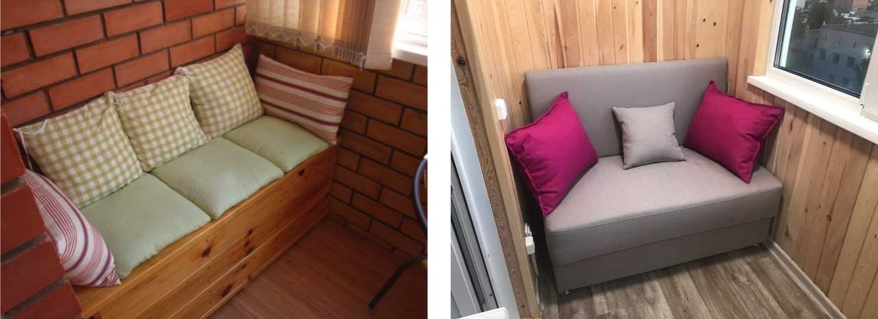 Мебель на балкон (80 фото): маленький диван с ящиком и кровать для лоджии своими руками, подвесное кресло, плетеная балконная мебель