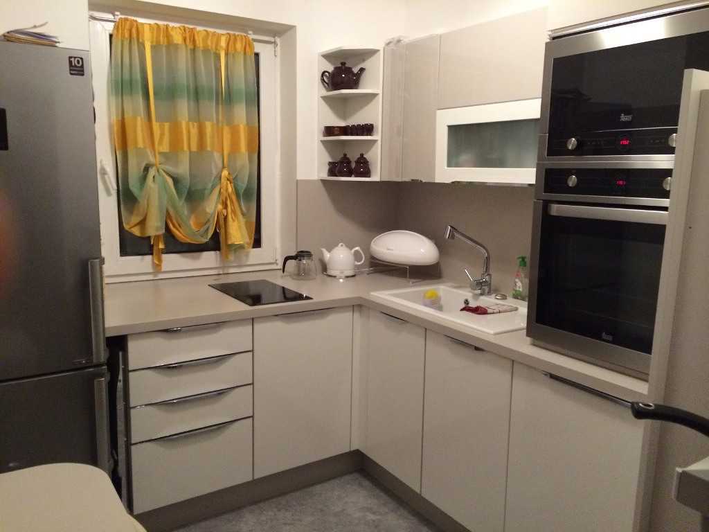 Маленькая кухня 6 кв м с холодильником (37 фото): как спланировать гарнитур и мебель