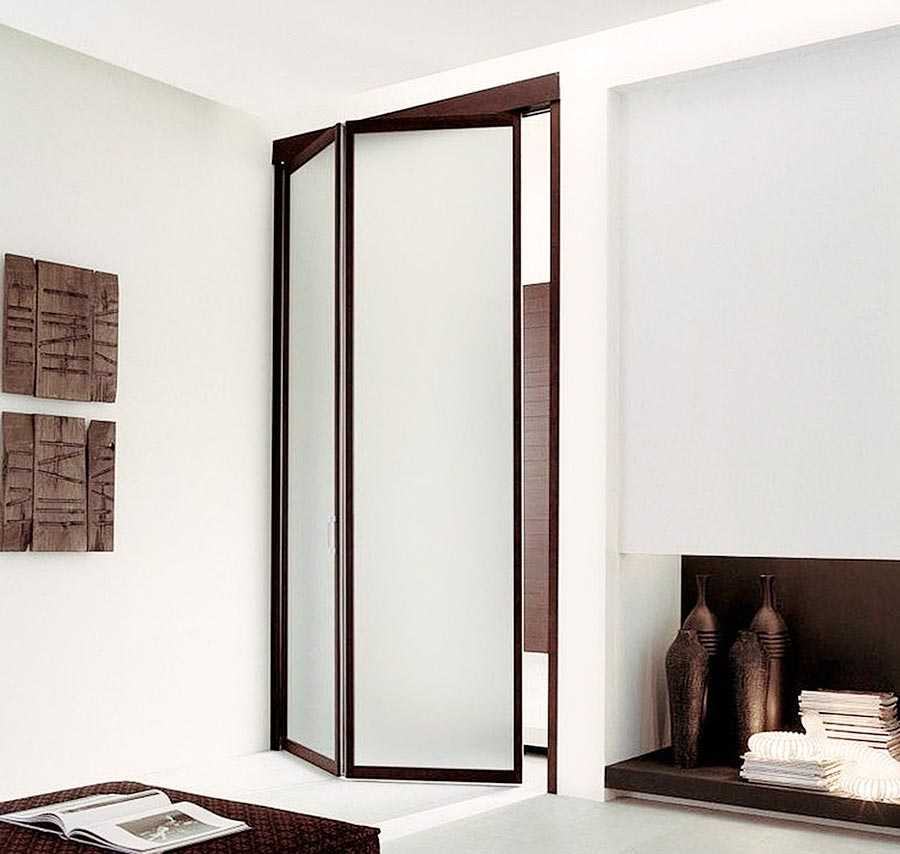 Складные межкомнатные двери и раздвижные конструкции: фото в интерьере, отзывы покупателей