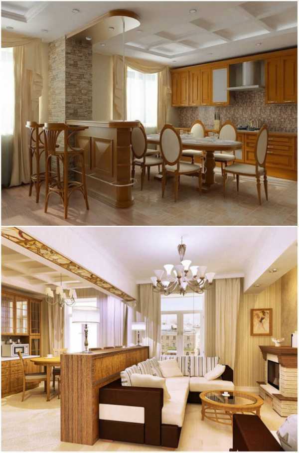 Дизайн кухни-гостиной - 90 фото, интерьер гостиной, совмещенной с кухней