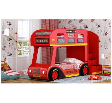 Двухъярусная кровать-автобус — двухэтажная кровать london bus