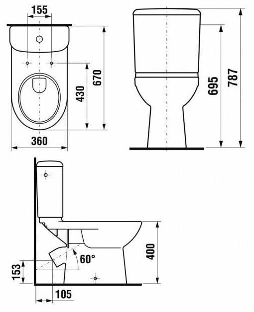 Унитаз-компакт – это прекрасное решение для маленькой комнаты. Как произвести выбор компактного размера для маленького туалета Чем отличаются модели с косым выпуском и бачком