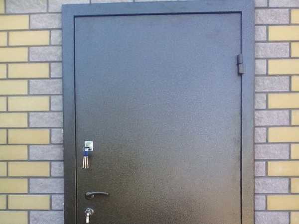 Покраска металлической входной двери