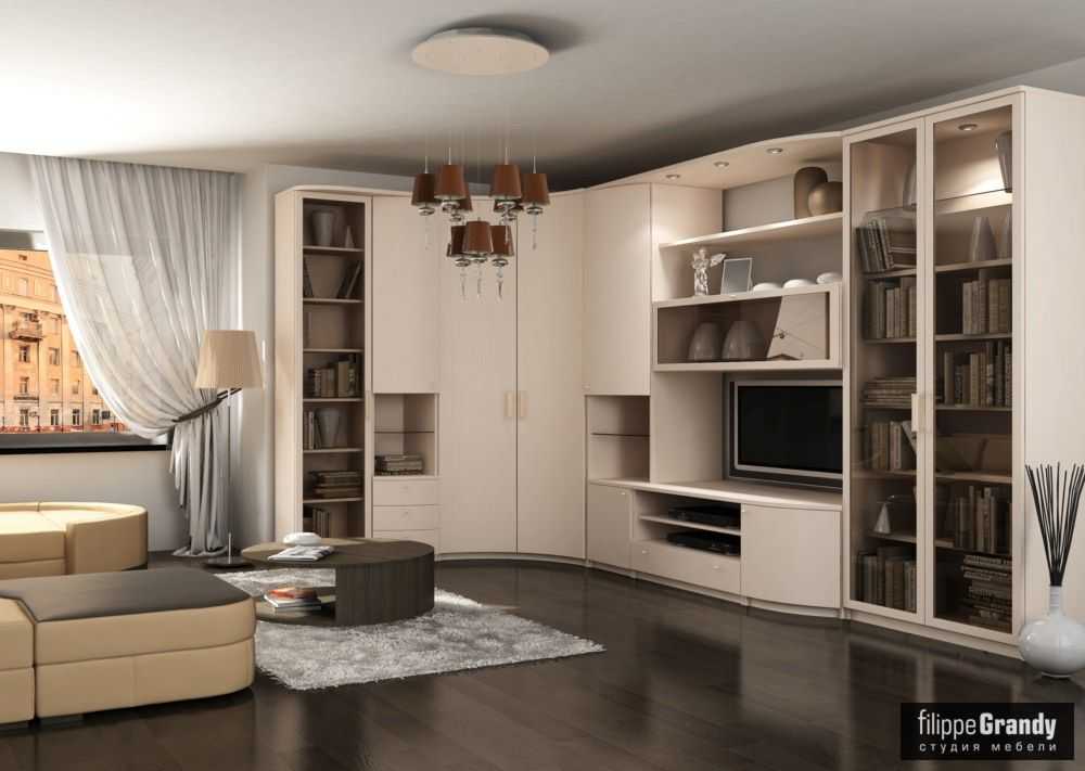 Стеллаж в гостиную (55 фото): красивые угловые модели в современном стиле для телевизора и книг в интерьере