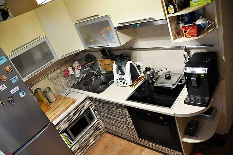 Малогабаритная кухня: фото примеров интерьера кухни маленького размера