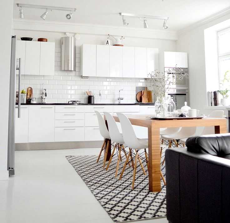 Кухня в скандинавском стиле: 80 интерьеров для тех, кто предпочитает минимализм и бескомпромиссный комфорт