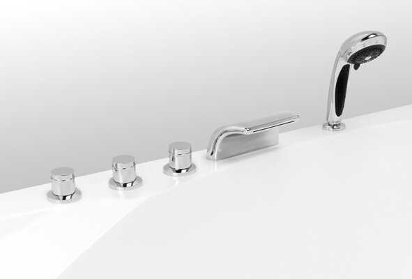 Виды и особенности устройства врезных смесителей для акриловых ванн