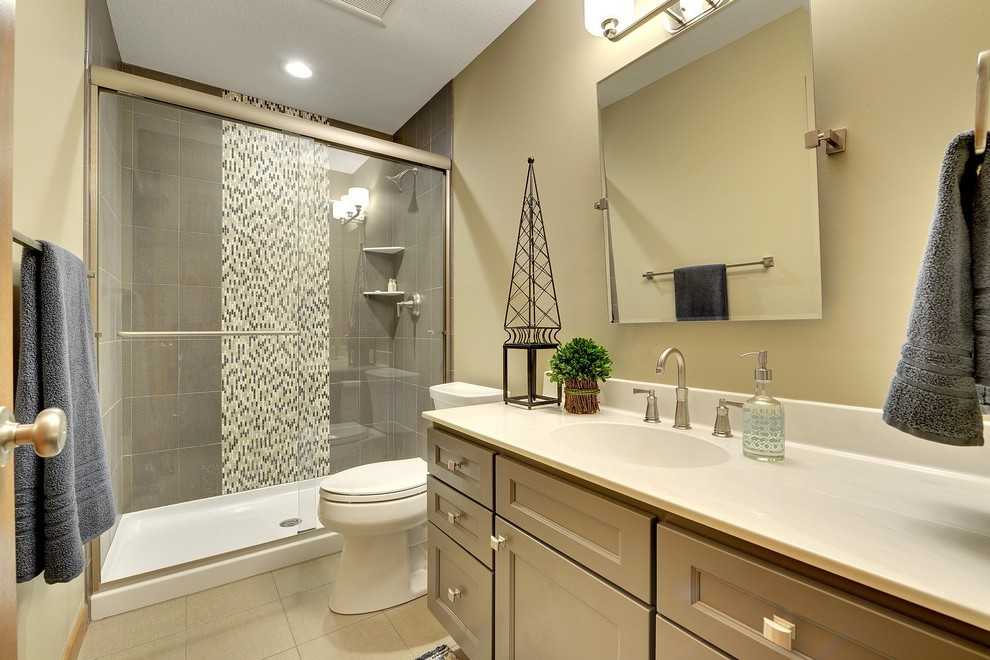 Дизайн ванной, совмещенной с туалетом 3 кв. м (76 фото): оформление интерьера санузла со стиральной машиной, планировка маленькой комнаты