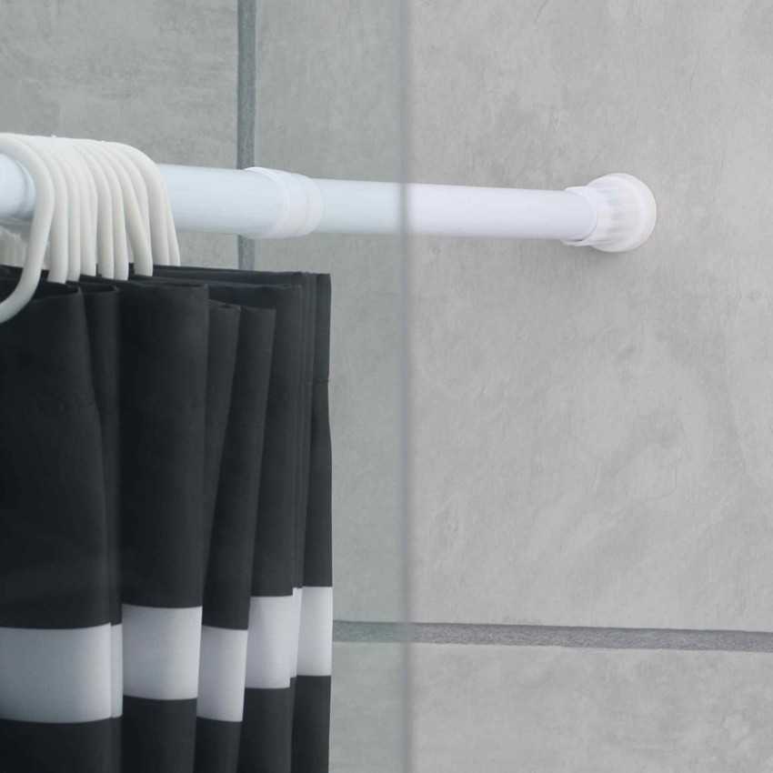 Виды и особенности штанг для штор в ванную и методы монтажа