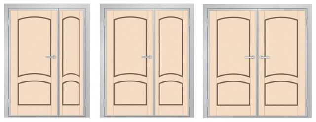 Распашные межкомнатные двери: одностворчатые, двустворчатые, размеры