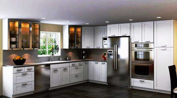 На какой высоте нужно вешать кухонные шкафы?