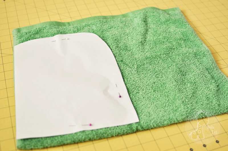 Как сшить полотенце с капюшоном для ребенка